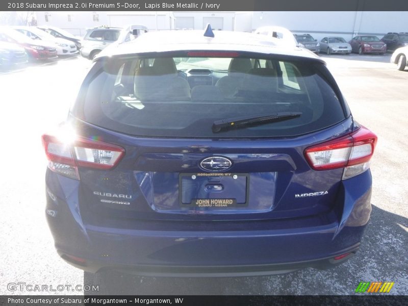 Lapis Blue Metallic / Ivory 2018 Subaru Impreza 2.0i Premium 5-Door