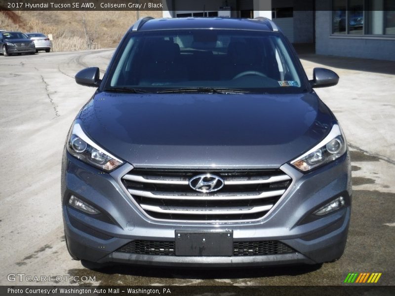 Coliseum Gray / Black 2017 Hyundai Tucson SE AWD