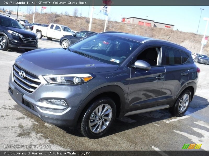 Coliseum Gray / Black 2017 Hyundai Tucson SE AWD