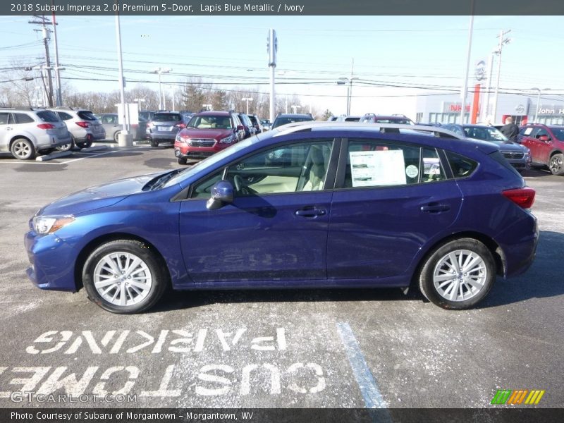 Lapis Blue Metallic / Ivory 2018 Subaru Impreza 2.0i Premium 5-Door