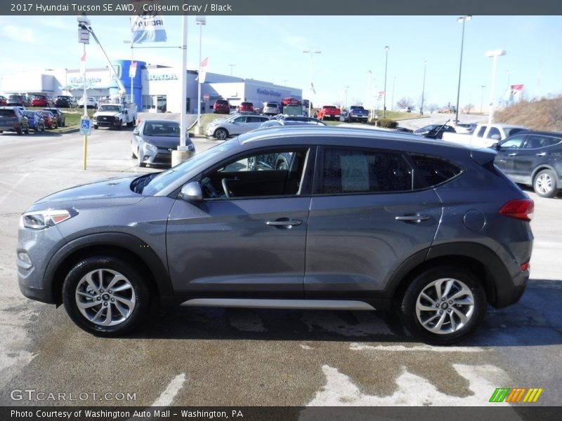 Coliseum Gray / Black 2017 Hyundai Tucson SE AWD