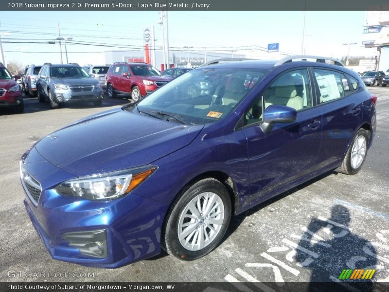 Lapis Blue Metallic / Ivory 2018 Subaru Impreza 2.0i Premium 5-Door