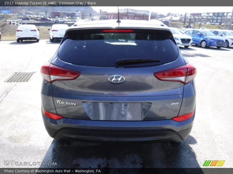 Coliseum Gray / Black 2017 Hyundai Tucson SE AWD