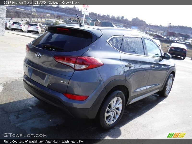 Coliseum Gray / Black 2017 Hyundai Tucson SE AWD
