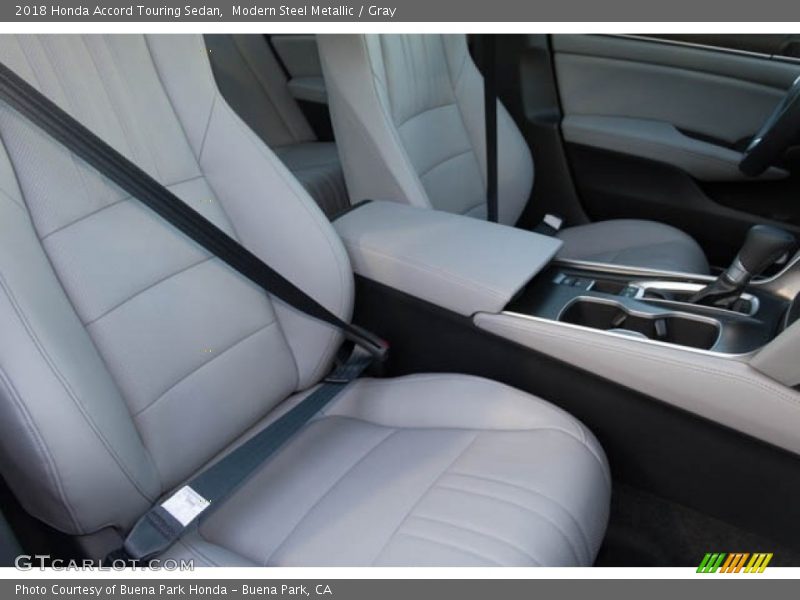 Modern Steel Metallic / Gray 2018 Honda Accord Touring Sedan
