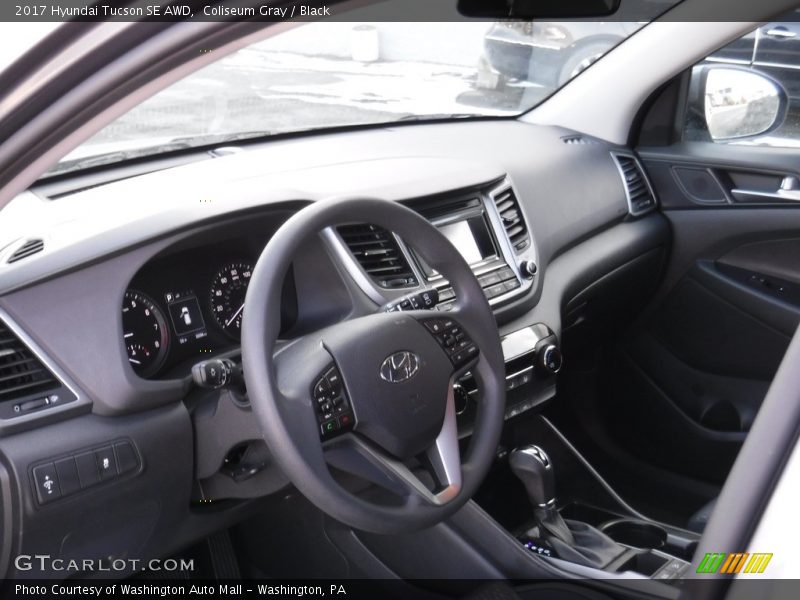 Coliseum Gray / Black 2017 Hyundai Tucson SE AWD