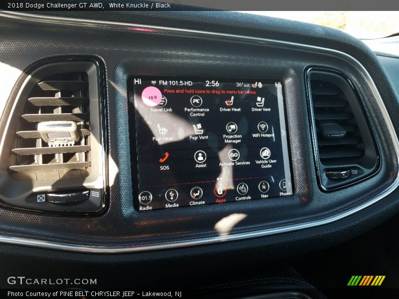 White Knuckle / Black 2018 Dodge Challenger GT AWD