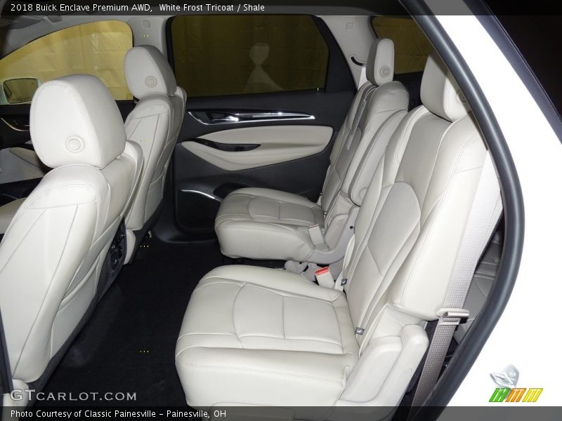 White Frost Tricoat / Shale 2018 Buick Enclave Premium AWD