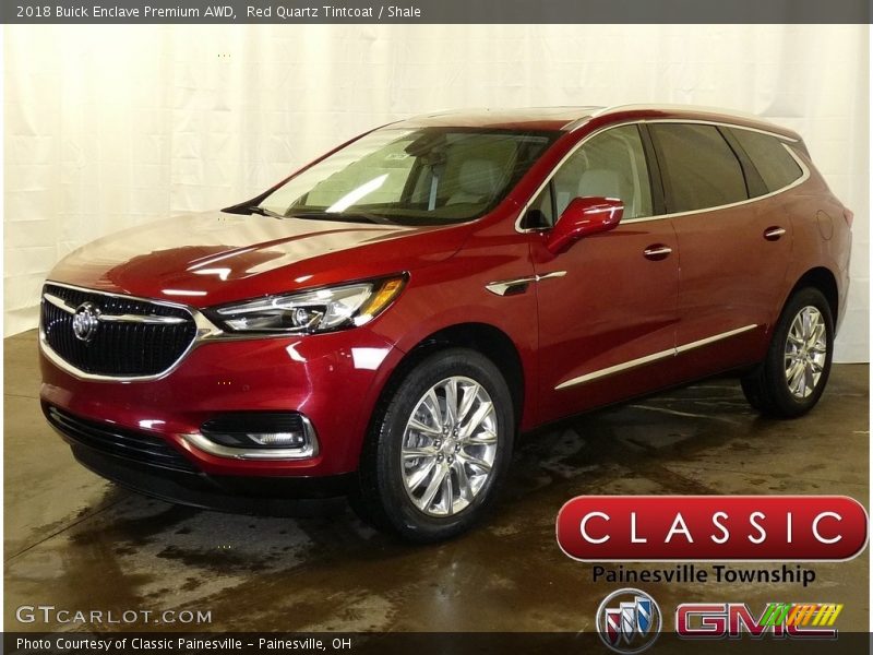 Red Quartz Tintcoat / Shale 2018 Buick Enclave Premium AWD