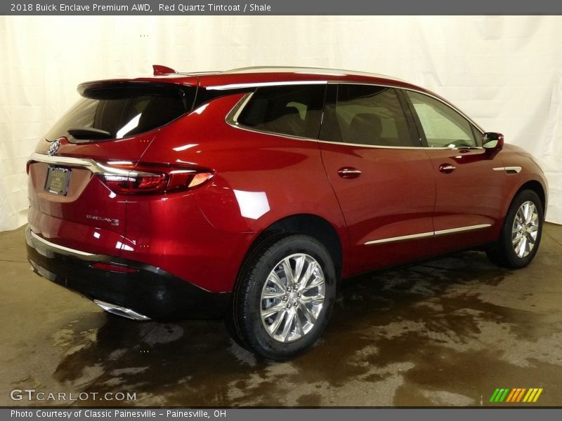 Red Quartz Tintcoat / Shale 2018 Buick Enclave Premium AWD