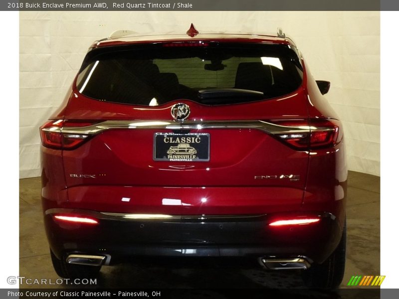 Red Quartz Tintcoat / Shale 2018 Buick Enclave Premium AWD