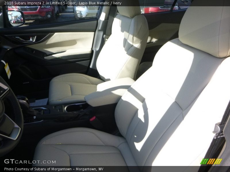 Lapis Blue Metallic / Ivory 2018 Subaru Impreza 2.0i Limited 5-Door