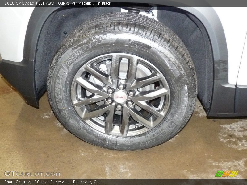 Quicksilver Metallic / Jet Black 2018 GMC Acadia SLT AWD
