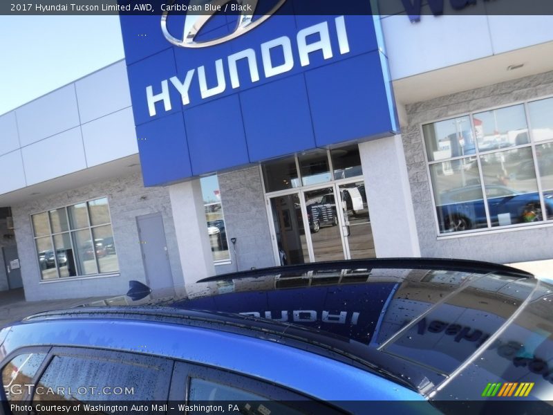 Caribbean Blue / Black 2017 Hyundai Tucson Limited AWD