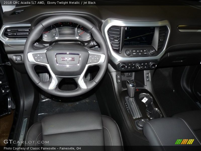 Ebony Twilight Metallic / Jet Black 2018 GMC Acadia SLT AWD