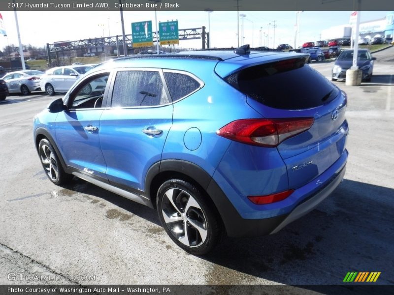 Caribbean Blue / Black 2017 Hyundai Tucson Limited AWD