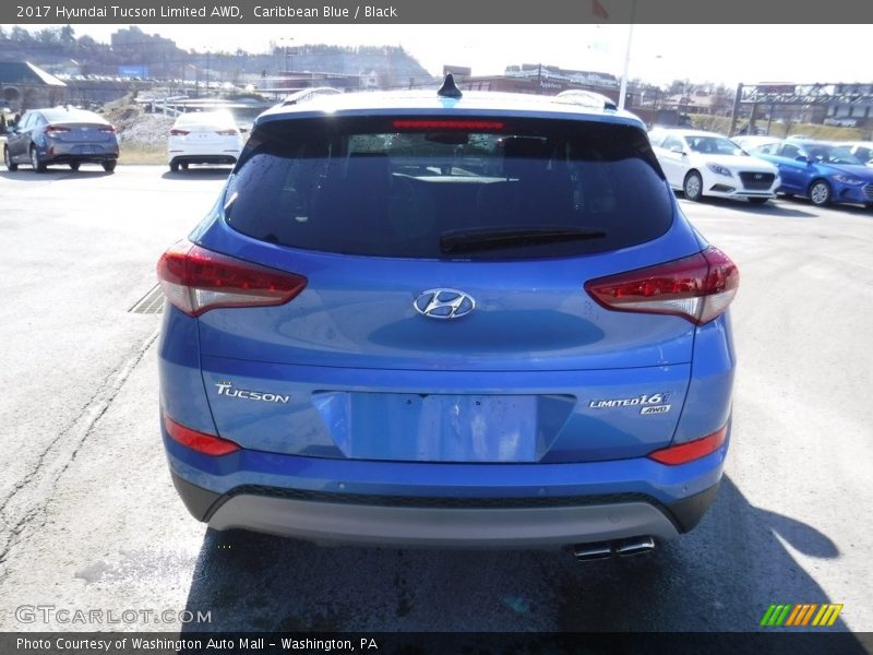 Caribbean Blue / Black 2017 Hyundai Tucson Limited AWD