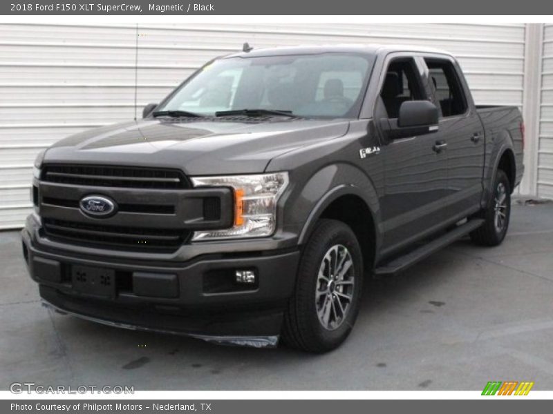 Magnetic / Black 2018 Ford F150 XLT SuperCrew