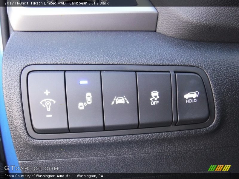 Caribbean Blue / Black 2017 Hyundai Tucson Limited AWD