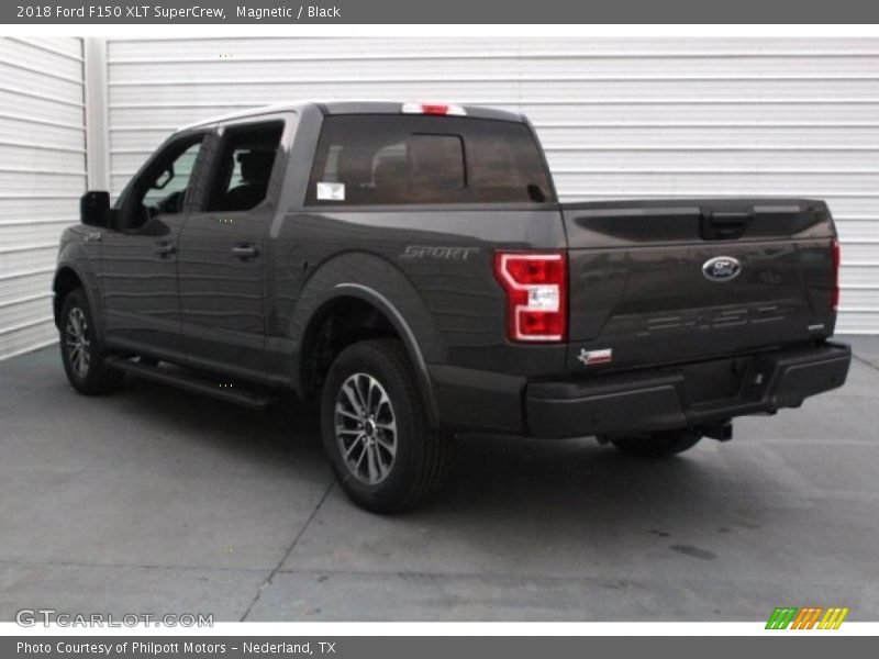 Magnetic / Black 2018 Ford F150 XLT SuperCrew