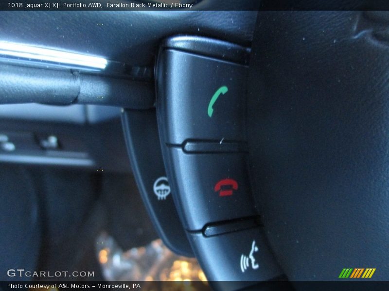Farallon Black Metallic / Ebony 2018 Jaguar XJ XJL Portfolio AWD