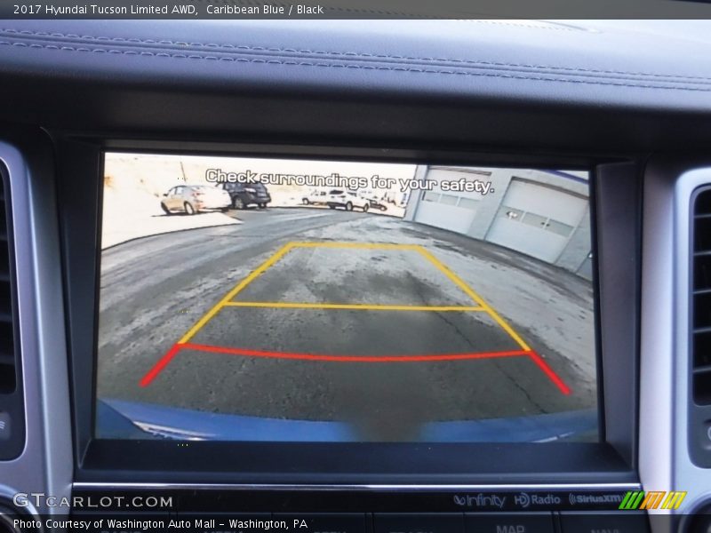 Caribbean Blue / Black 2017 Hyundai Tucson Limited AWD
