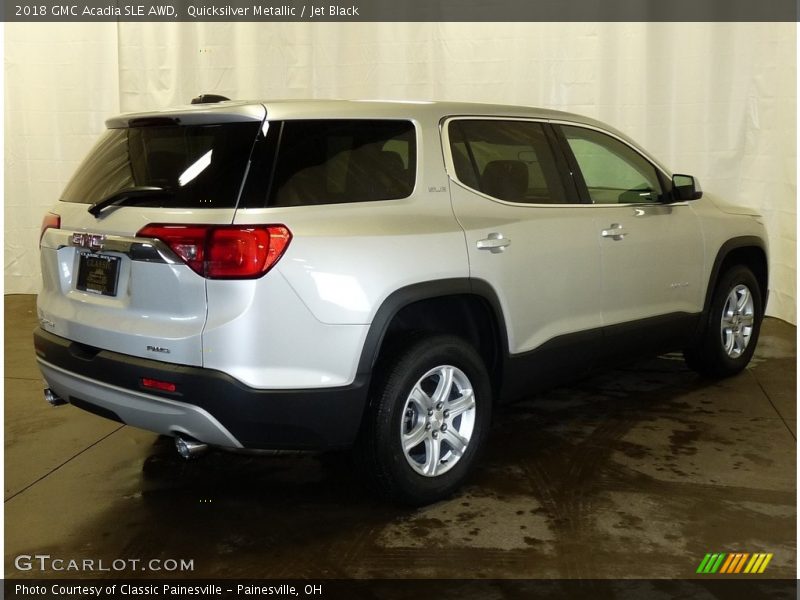 Quicksilver Metallic / Jet Black 2018 GMC Acadia SLE AWD