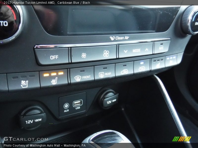 Caribbean Blue / Black 2017 Hyundai Tucson Limited AWD