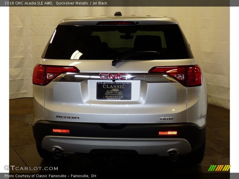Quicksilver Metallic / Jet Black 2018 GMC Acadia SLE AWD