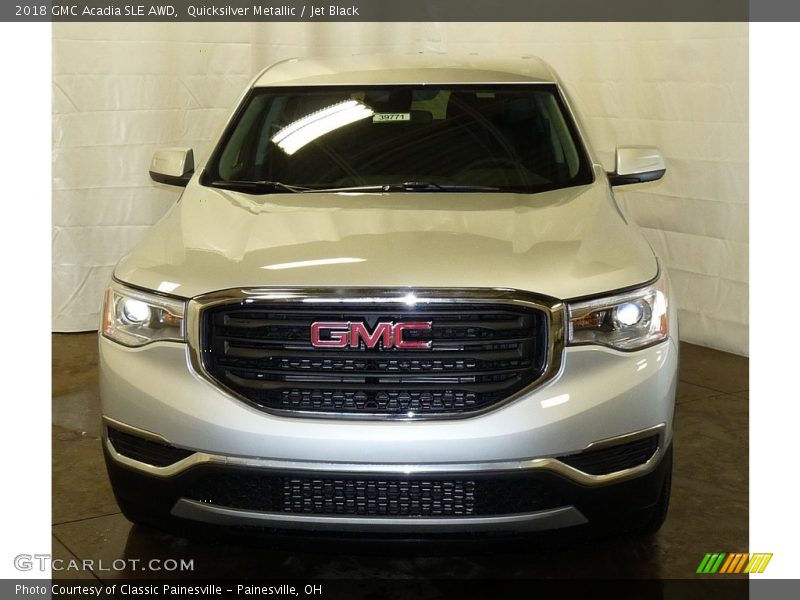 Quicksilver Metallic / Jet Black 2018 GMC Acadia SLE AWD
