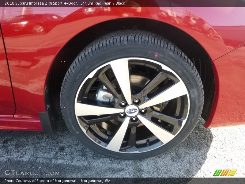 Lithium Red Pearl / Black 2018 Subaru Impreza 2.0i Sport 4-Door
