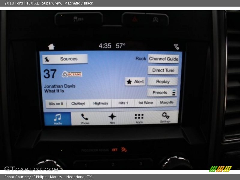 Magnetic / Black 2018 Ford F150 XLT SuperCrew