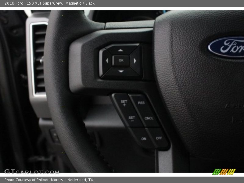 Magnetic / Black 2018 Ford F150 XLT SuperCrew
