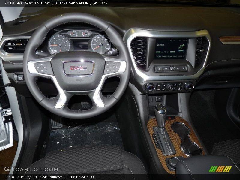 Quicksilver Metallic / Jet Black 2018 GMC Acadia SLE AWD