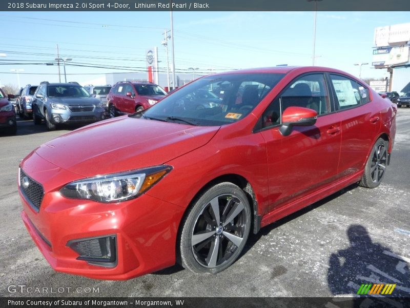 Lithium Red Pearl / Black 2018 Subaru Impreza 2.0i Sport 4-Door