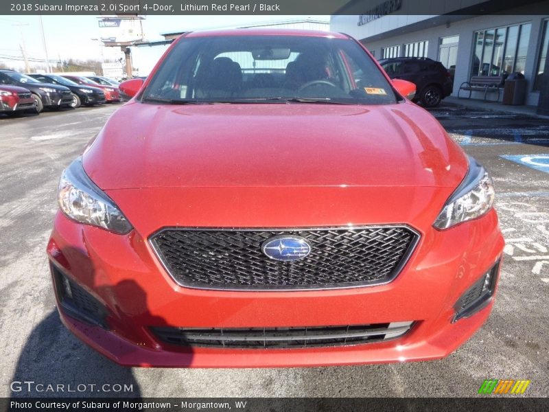 Lithium Red Pearl / Black 2018 Subaru Impreza 2.0i Sport 4-Door