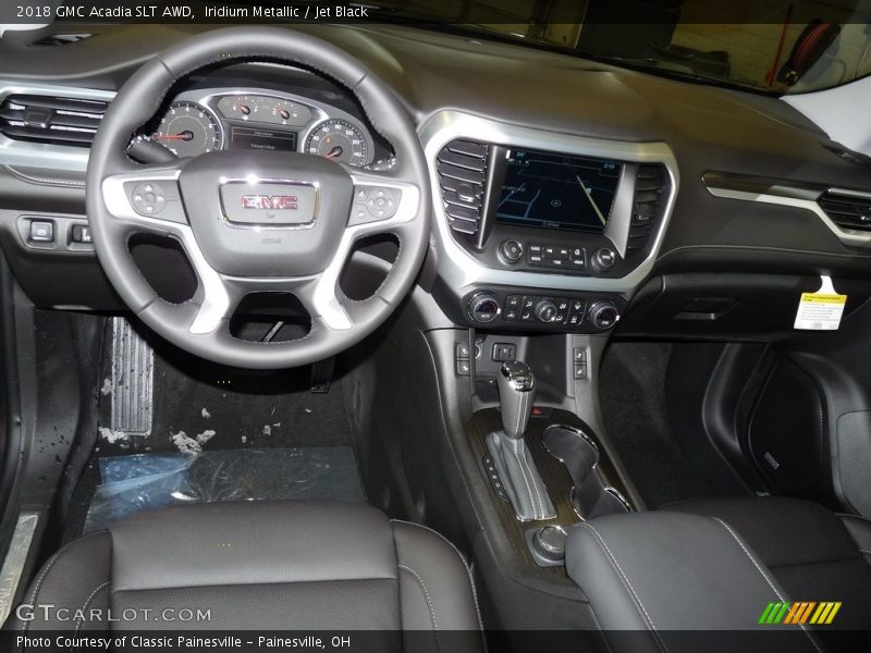 Iridium Metallic / Jet Black 2018 GMC Acadia SLT AWD
