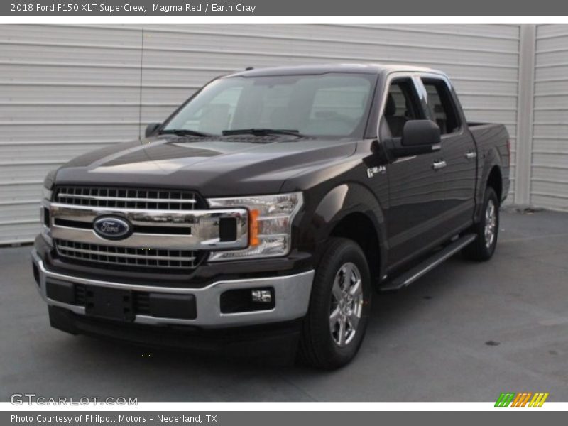 Magma Red / Earth Gray 2018 Ford F150 XLT SuperCrew
