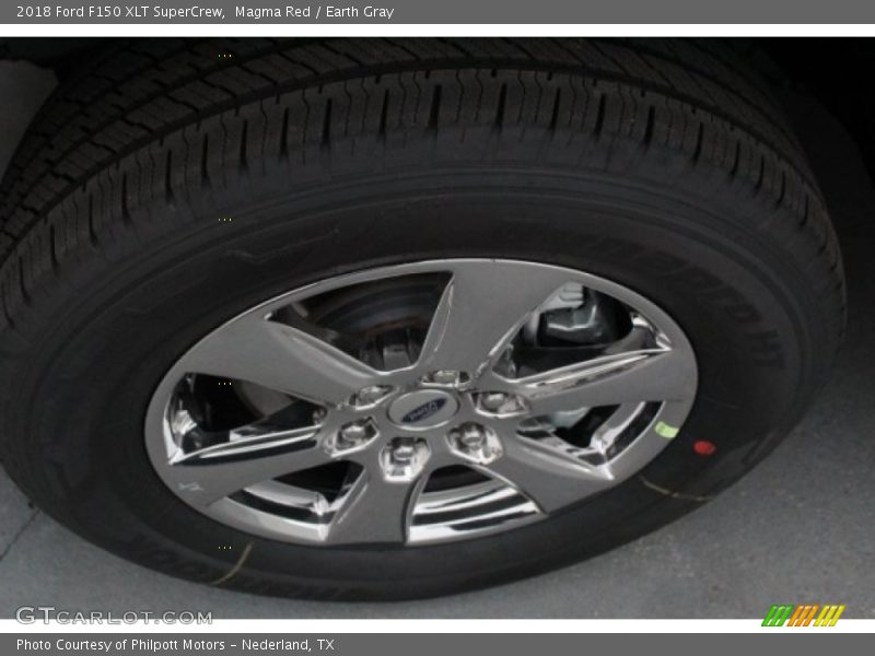 Magma Red / Earth Gray 2018 Ford F150 XLT SuperCrew