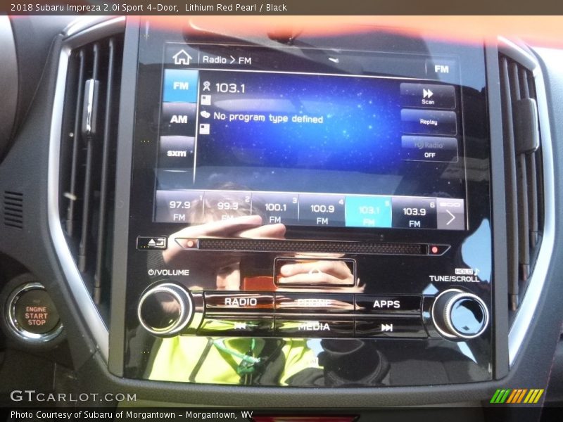 Lithium Red Pearl / Black 2018 Subaru Impreza 2.0i Sport 4-Door