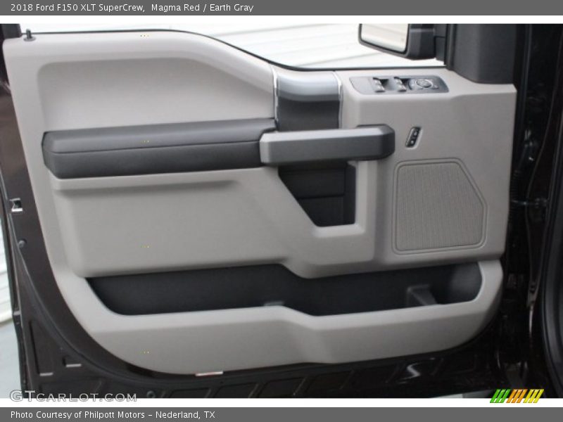 Magma Red / Earth Gray 2018 Ford F150 XLT SuperCrew