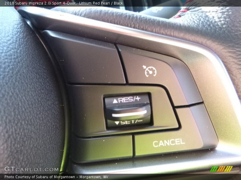 Lithium Red Pearl / Black 2018 Subaru Impreza 2.0i Sport 4-Door
