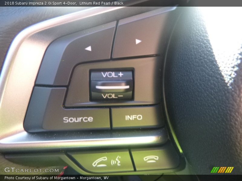 Lithium Red Pearl / Black 2018 Subaru Impreza 2.0i Sport 4-Door