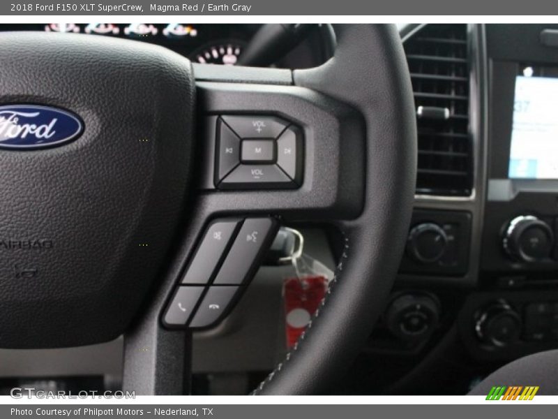 Magma Red / Earth Gray 2018 Ford F150 XLT SuperCrew
