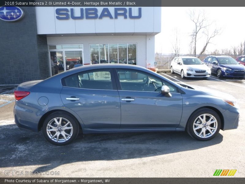 Heritage Blue Metallic / Black 2018 Subaru Impreza 2.0i Limited 4-Door