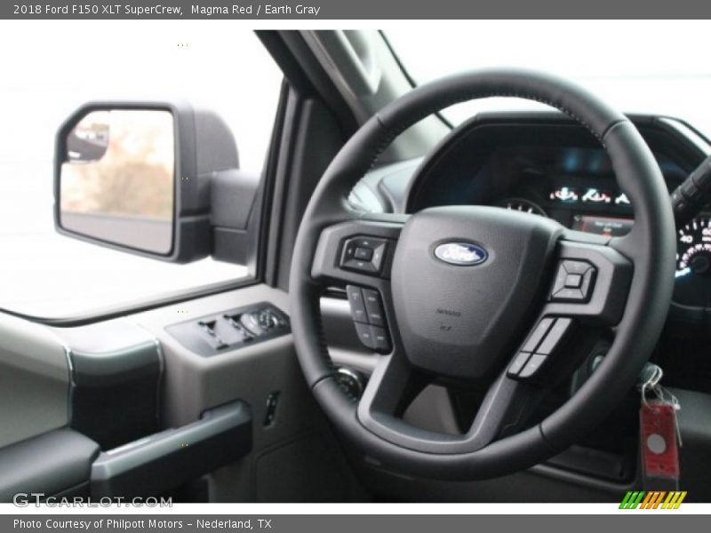 Magma Red / Earth Gray 2018 Ford F150 XLT SuperCrew