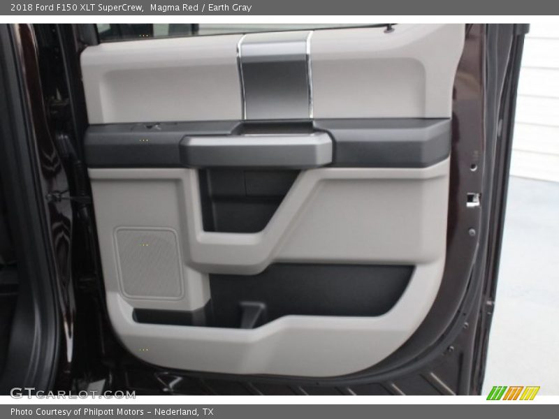 Magma Red / Earth Gray 2018 Ford F150 XLT SuperCrew