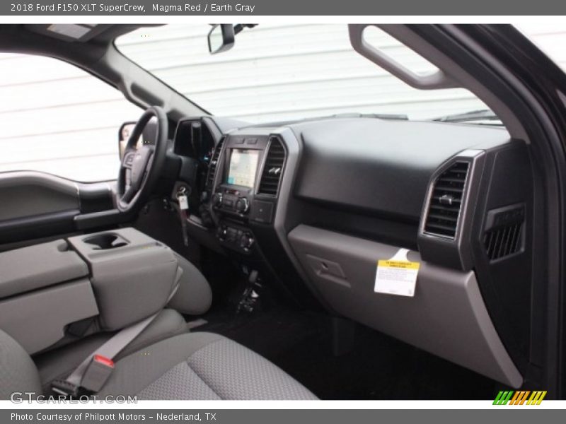 Magma Red / Earth Gray 2018 Ford F150 XLT SuperCrew
