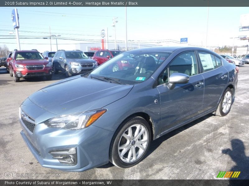 Heritage Blue Metallic / Black 2018 Subaru Impreza 2.0i Limited 4-Door