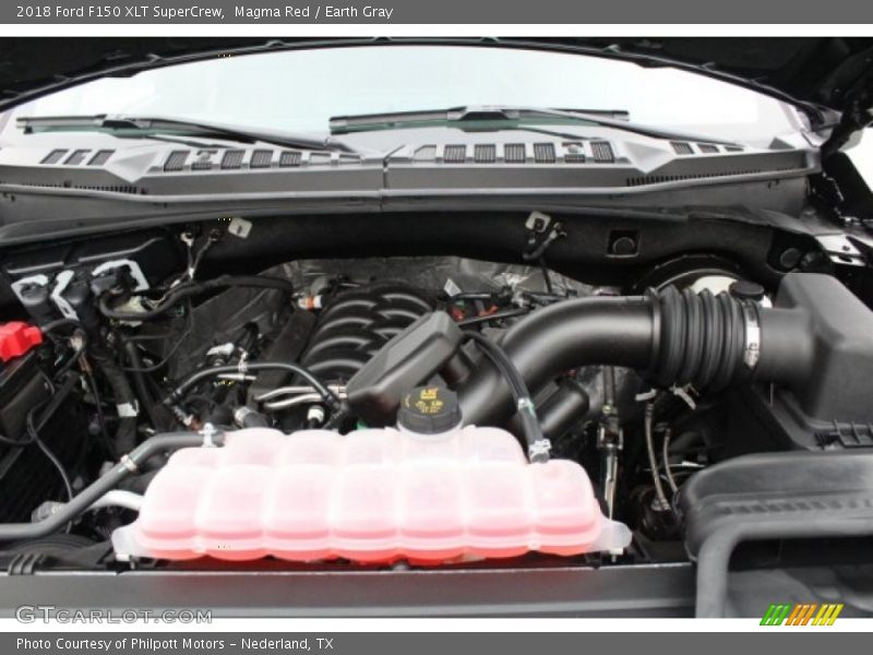 Magma Red / Earth Gray 2018 Ford F150 XLT SuperCrew